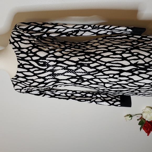 NEW Cache Sequin Animal Print Dress Evening Elegant Celeb Style Luxury Date - Picture 2 of 14